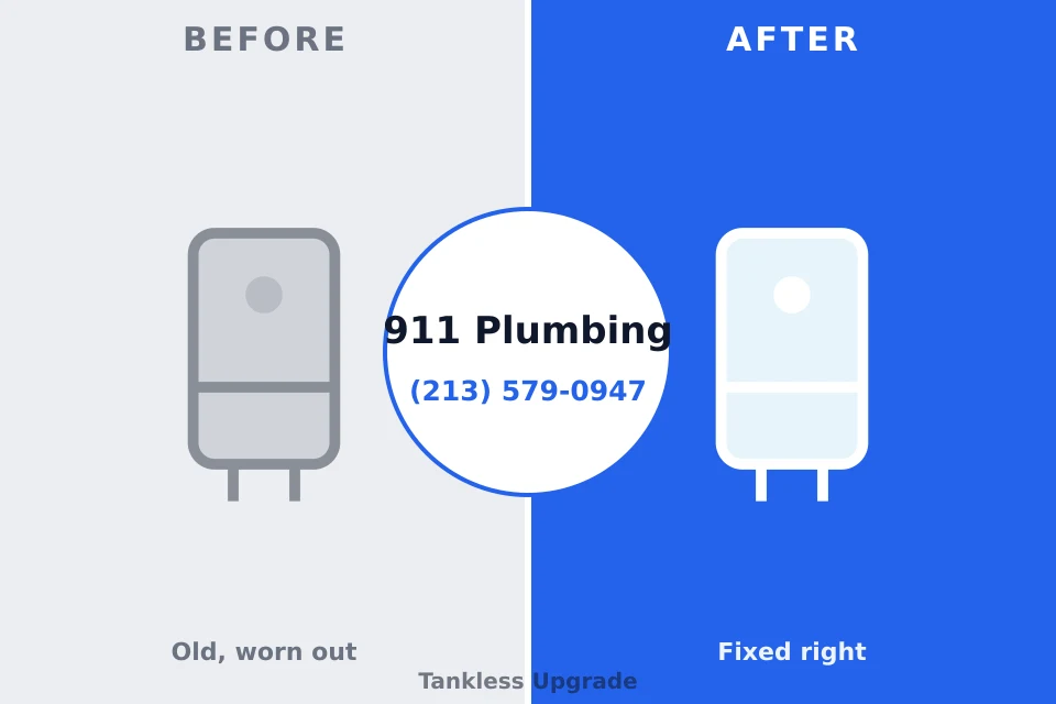 Before and after: plumbing company Simonton Lake, IN